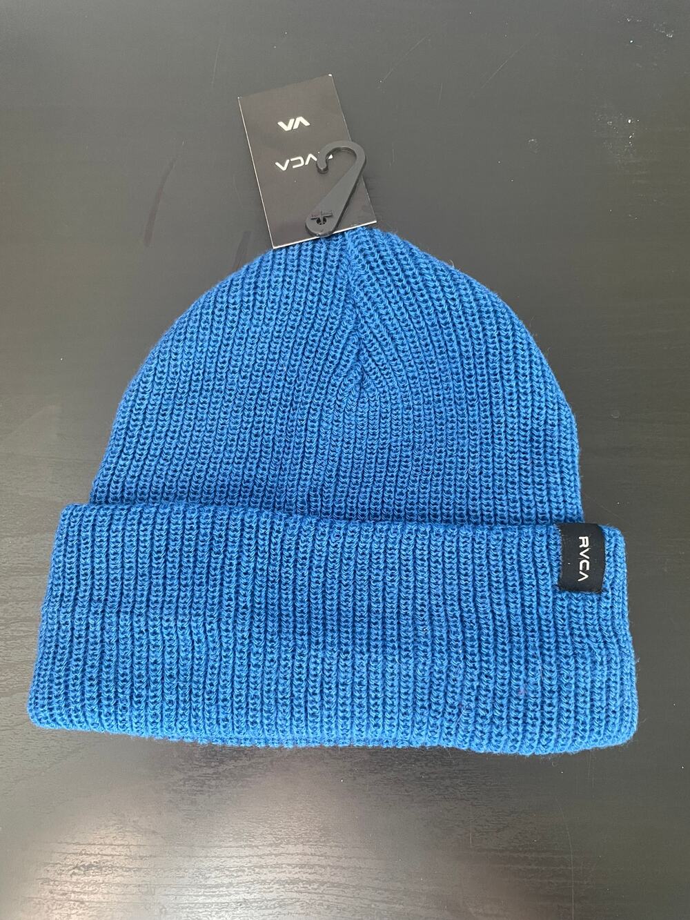 *RARE* RVCA Boy's Beanie DAYSHIFT II Royal Blue - One Size - New With Tags